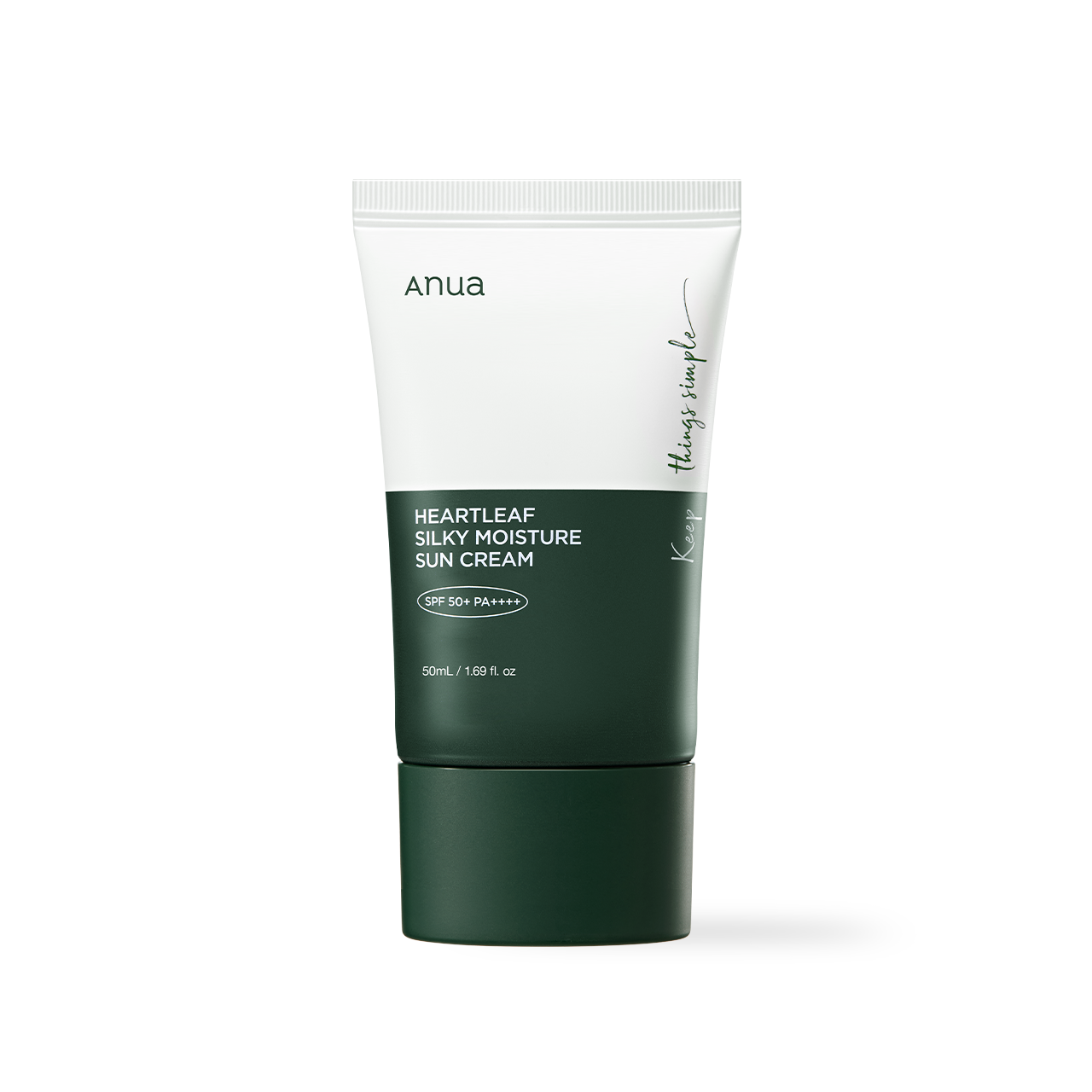 Anua — Heartleaf Silky Moisture Sunscreen SPF50+ — 50ml
