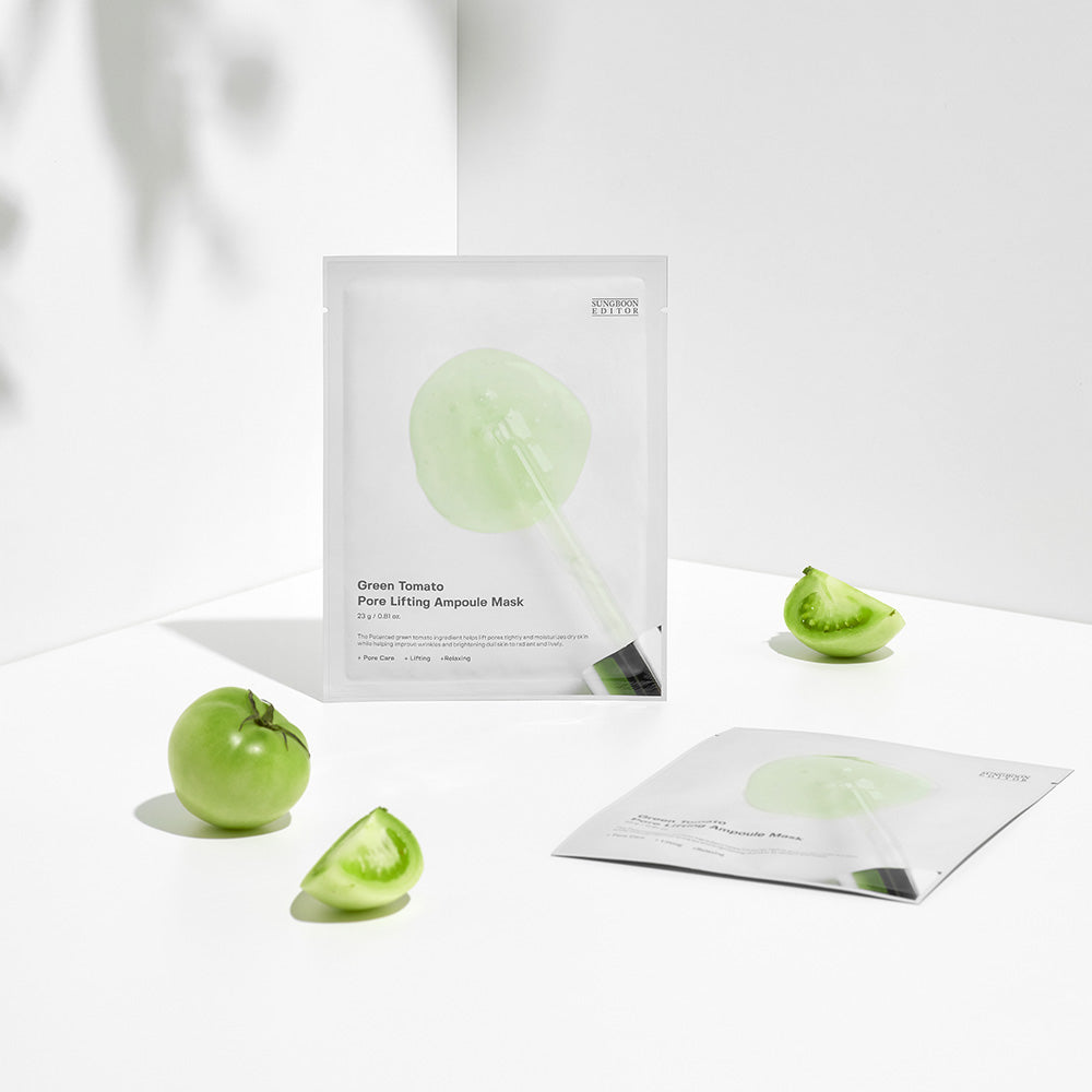 Sungboon Editor — Green Tomato Pore Lifting Ampoule Mask — 23g