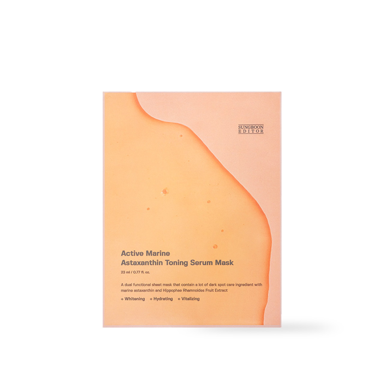Sungboon Editor — Active Marine Astaxanthin Mask — 23g