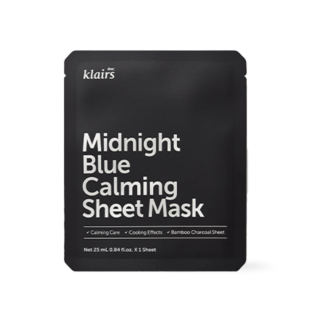 Dear Klairs Midnight Blue Calming Sheet Mask — 1 pc