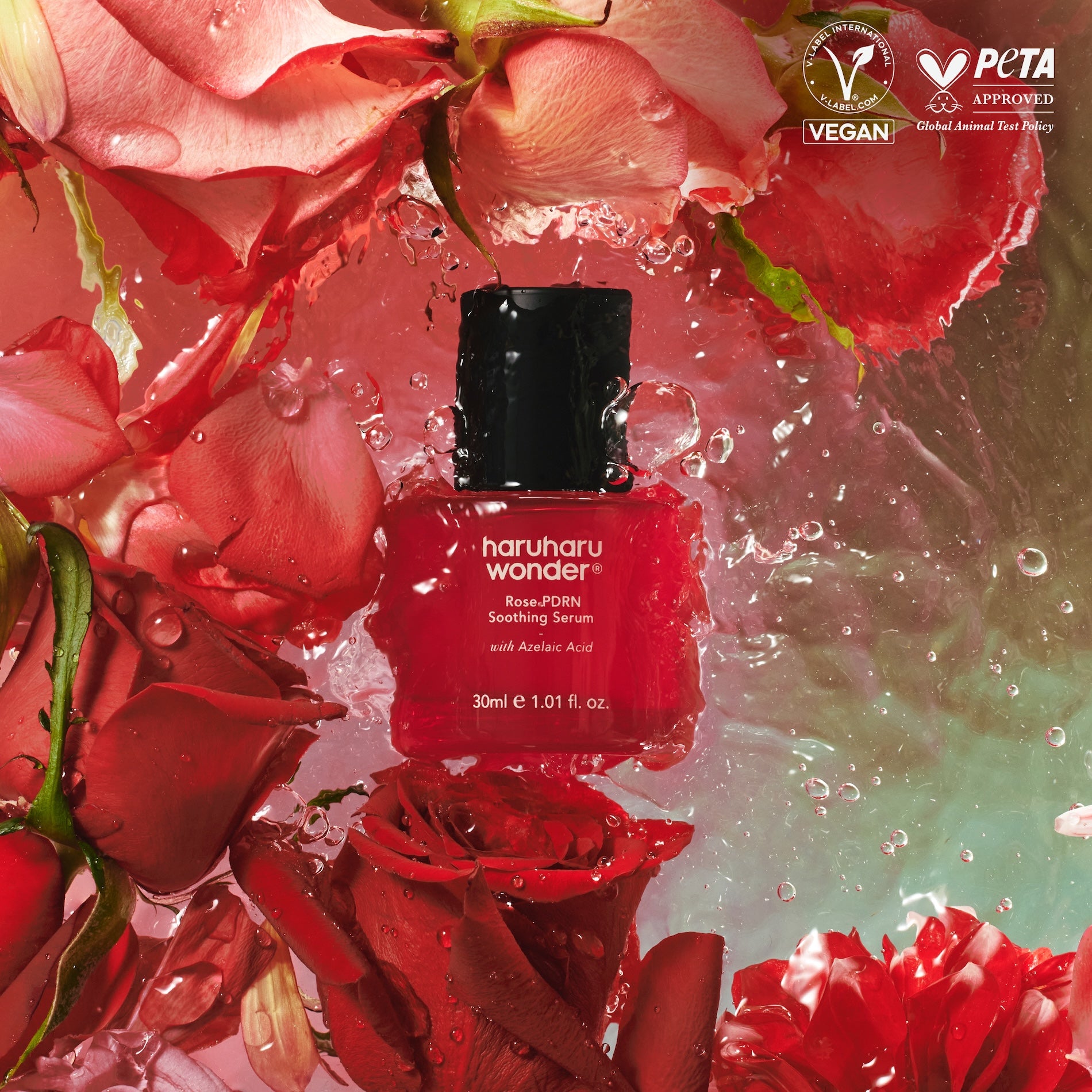 Haruharu Wonder — Rose PDRN Soothing Serum — 30ml